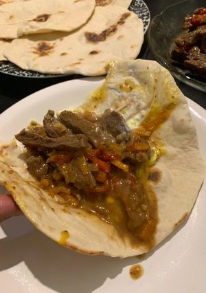 Una foto de Fajitas caseras
