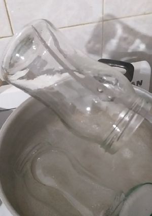Una foto de Esterilización de frascos para dulces y conservas