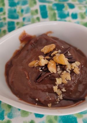 Una foto de Pudín de chocolate fácil