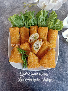 Foto resep Risoles rogout sayur lipat amplop dan segitiga