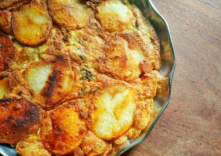 Recipe of Jamie Oliver Potato/Spanish omelette