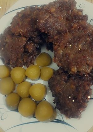 عکسی از دستور کتلت با سنگدان😋