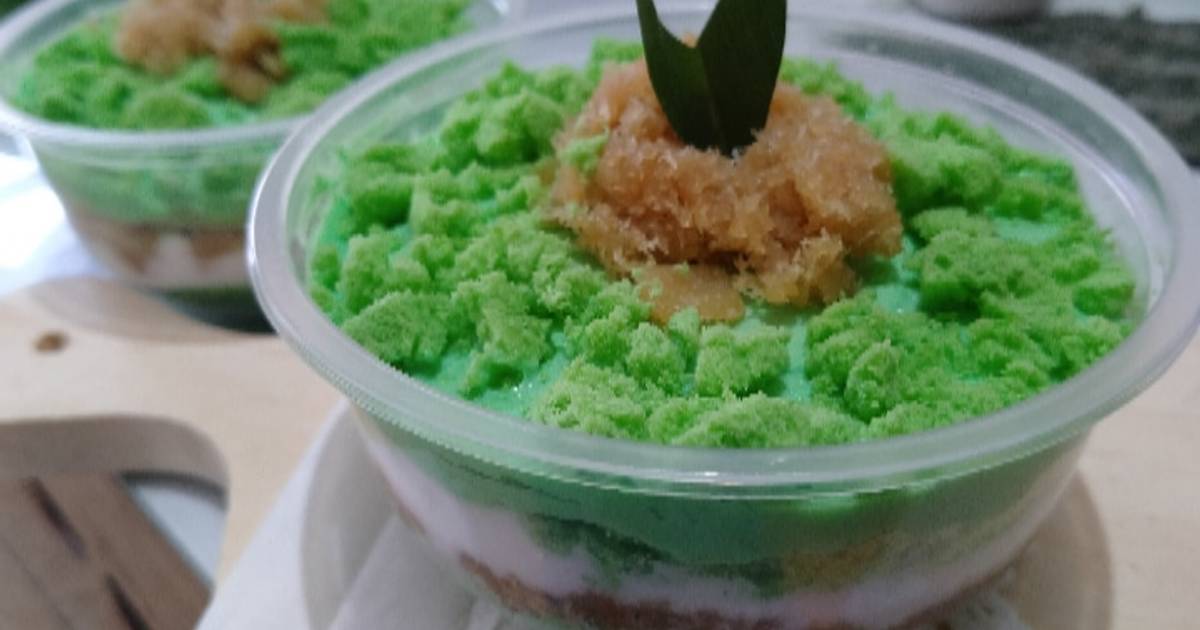 Resep Klepon Cake Dessert Viral Oleh Anne Yuliani Cookpad