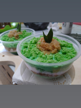 Cara Gampang Menyiapkan KLEPON CAKE DESSERT VIRAL ! yang Lezat