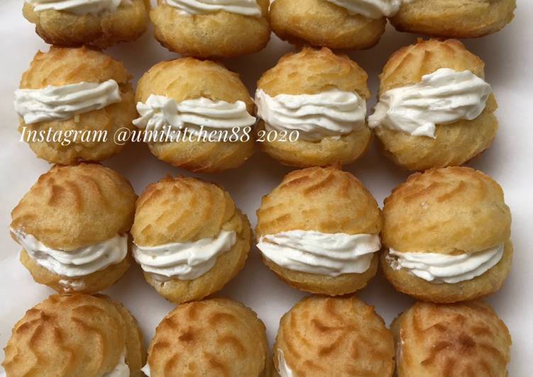 Langkah Mudah Memasak Cream Puff yang Praktis