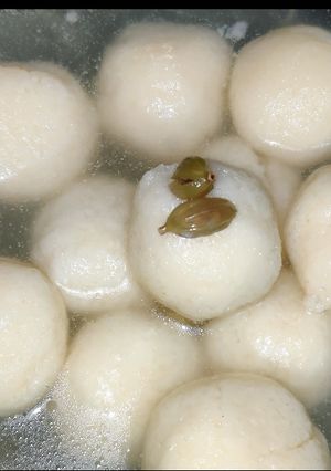 A picture of Homemade rasgulle recipe.