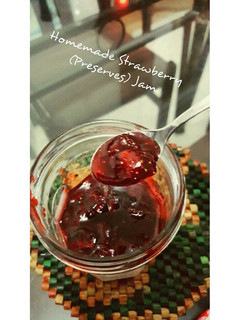 A picture of Homemade Strawberries (Preserves) Jam.