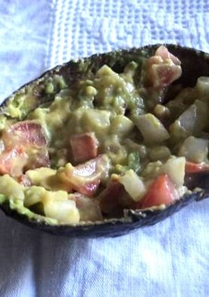 Una foto de Guacamole ranchero Mexicano