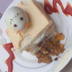 A picture of BBQ sandwich #fastfood.
