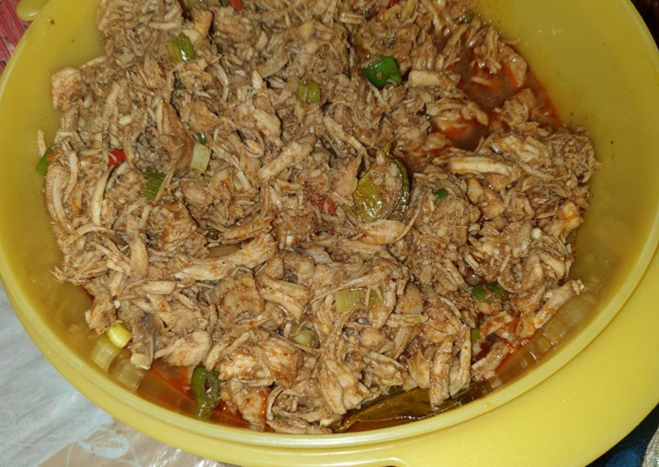 Ayam Suwir Rendang bumbu indofood