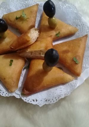 صورة لوصفة بوراك بالبيشاميل والدجاج