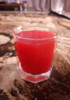 A picture of Watermelon and ginger lemonade.