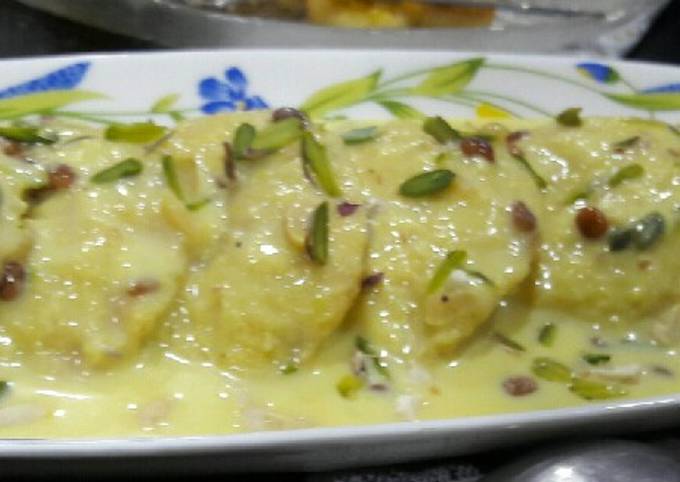 Stuffed Bread Rasmalai