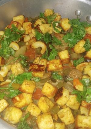 பன்னீர் வெஜிடபள் பிரியாணி (Paneer vegetable biryani recipe in tamil) செய்முறை முக்கிய புகைப்படம்