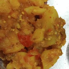 Baingan aloo ki sabji A picture of Baingan aloo ki sabji.
