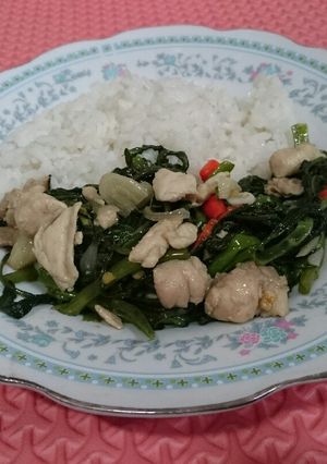 Foto resep Tumis Ayam Kangkung