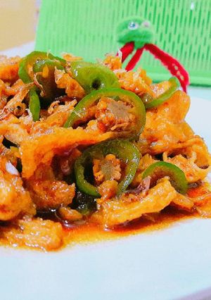 Foto resep Tumis pinggiran tahu cabe gendot