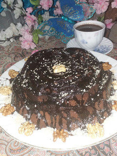 عکسی از دستور کیک شکلاتی ، فمیلی چاکلت 😉
