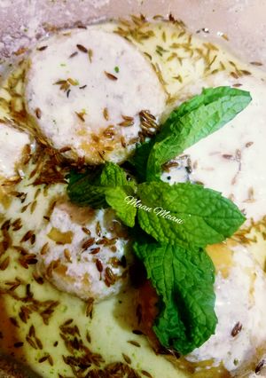 A picture of Dahi Bary chaat.
