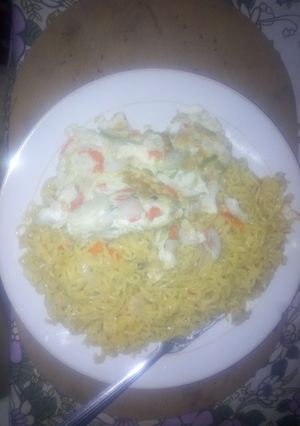 A picture of Noodles and Egg.