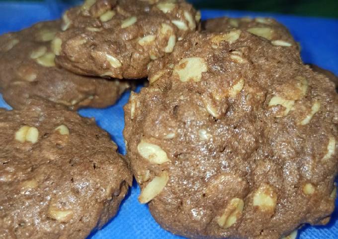 Bagaimana Menyiapkan Chocolate Oat Cookies, Lezat Sekali