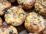 Сирники зі шпинатом
