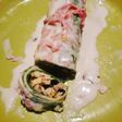 Panqueques masa de espinaca rellenos sin tacc