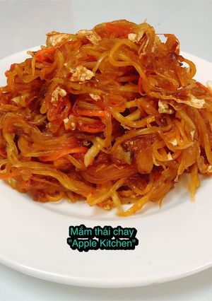 Hình của món Mắm thái chay.