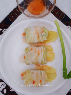 Foto resep Sawi Gulung Ayam Giling