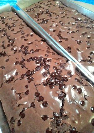 Foto resep Brownies Shiny Crust Cantik