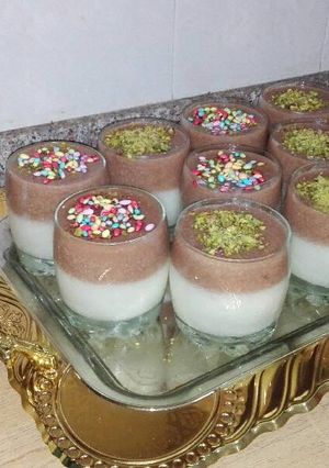 صورة لوصفة مهلبية بالشوكولاته