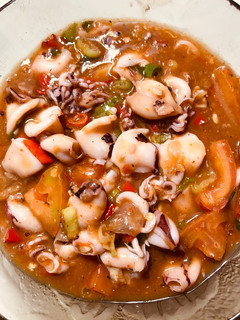 Foto resep Cumi saos padang