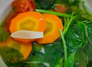 Foto resep Sayur Bening Bayam Wortel