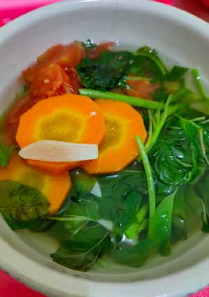 Foto resep Sayur Bening Bayam Wortel