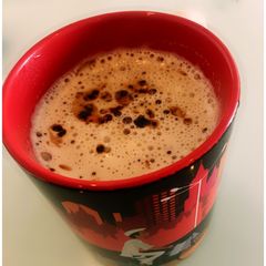 A picture of Low fat instant mocha cappuccino (without machine).