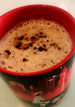 A picture of Low fat instant mocha cappuccino (without machine).
