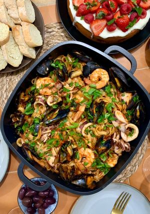 A picture of Tagliatelle ai Frutti di Mare.