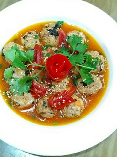 Hình của món Thịt băm sốt cà chua rong biển cà rốt.