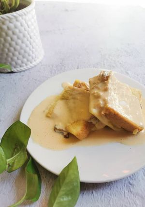 Gambar Puding roti custart