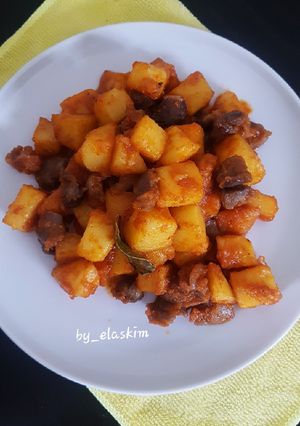 Foto resep Sambal goreng kentang ampela