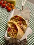 Durum kebap casero versión express en freidora de aire Ninja Foodie
