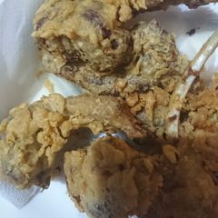 A picture of Fried Chops in basin.