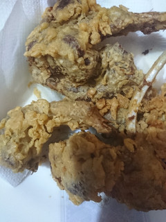 A picture of Fried Chops in basin.