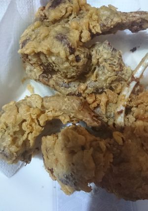 A picture of Fried Chops in basin.