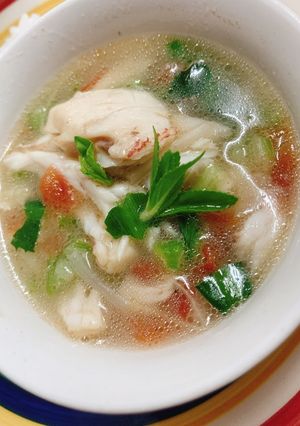 Hình của món Canh chua cá diêu hồng- ăn dặm cùng con.