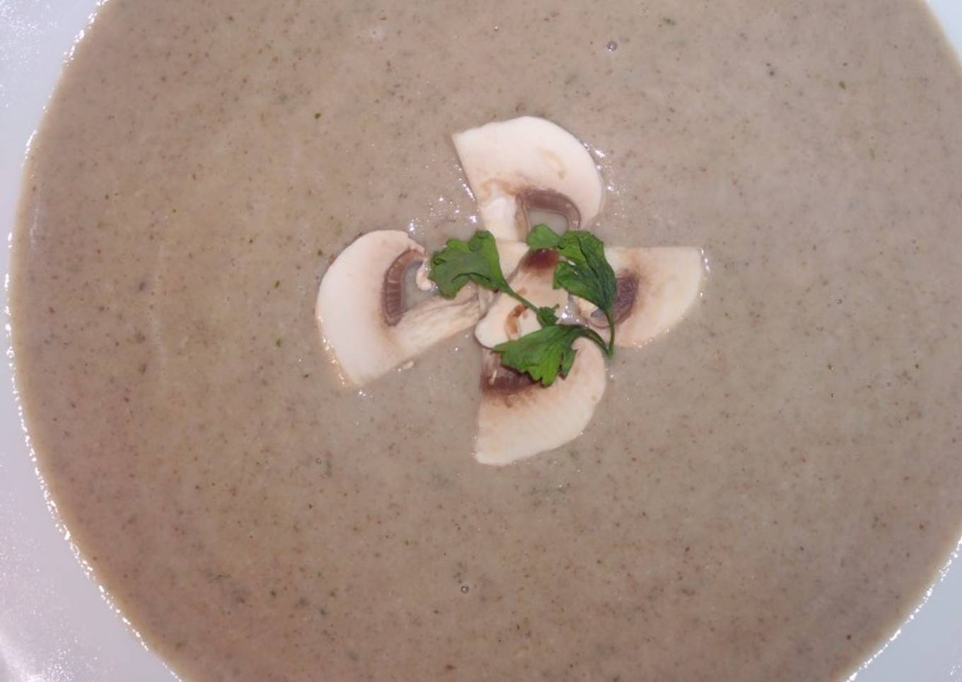 Crema de champiñones sol ♥️🤭