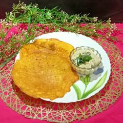 A picture of Moong, Masoor Dal Dosa.