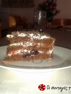 Φωτογραφία της συνταγής Lazy black forest cake