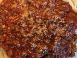 vegetable meat sauce