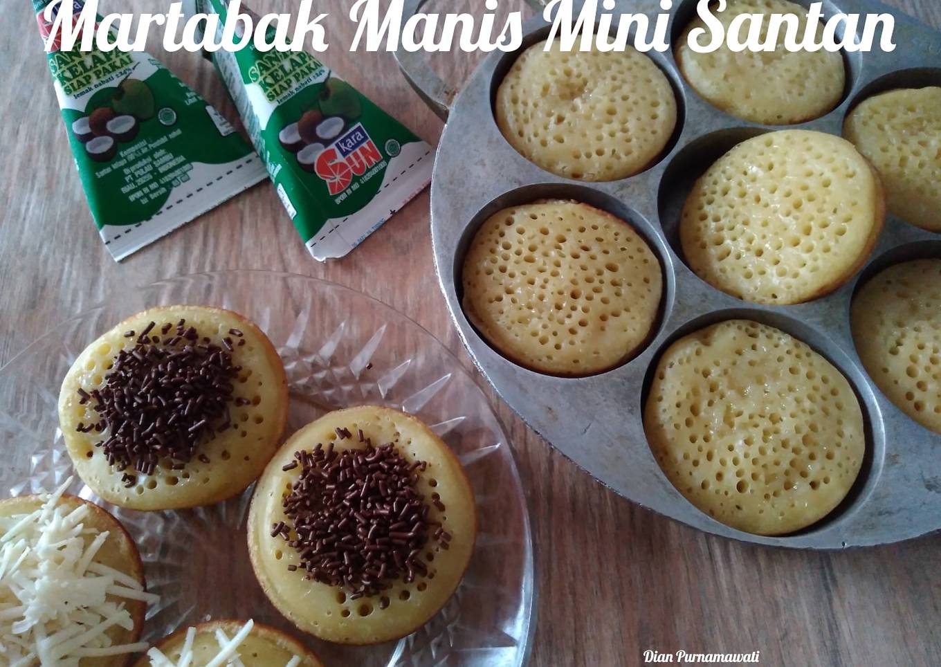 Martabak Manis Mini Santan - resep kuliner nusantara